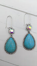 Load image into Gallery viewer, Crystal Springs Teardrop Earrings
