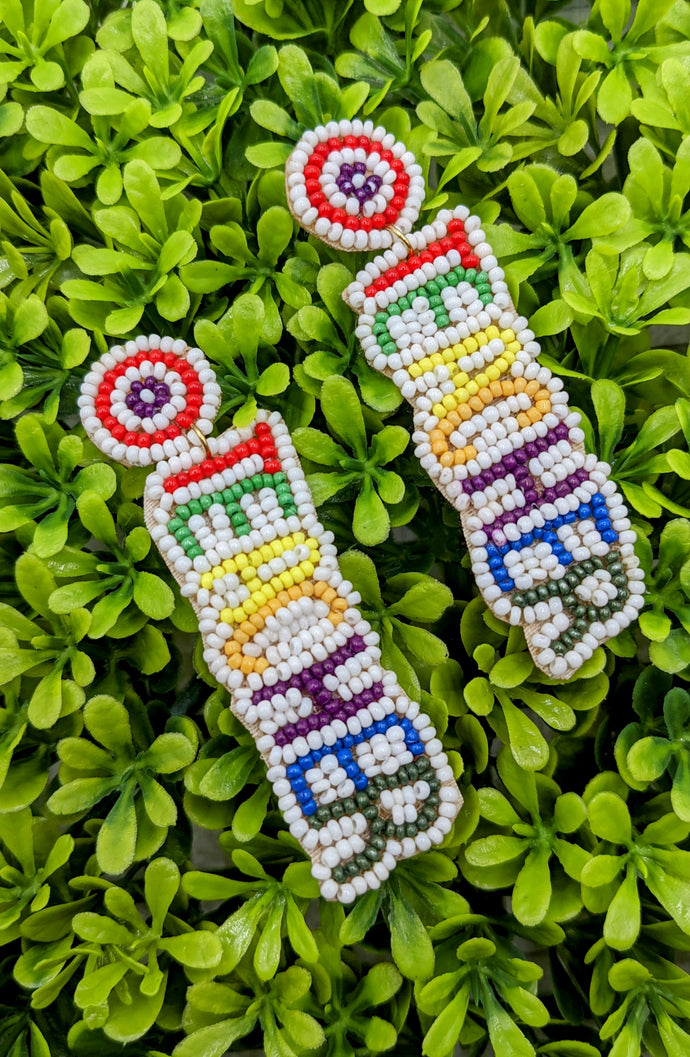 Teacher Seed Bead Earrings