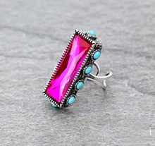 Load image into Gallery viewer, Crystal Stone Cuff Ring
